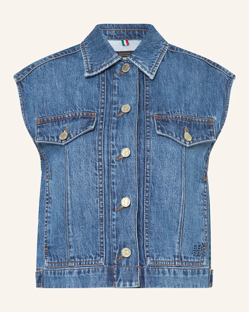 Riani Cropped-Jeansweste Blau