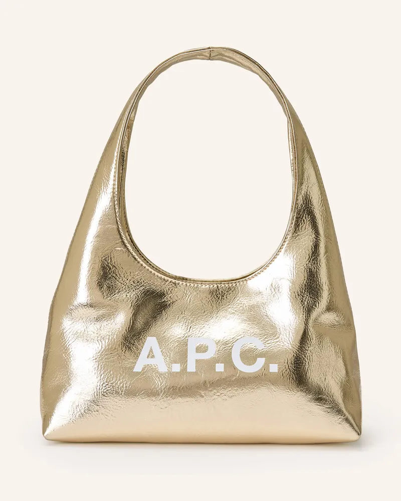 A.P.C. Schultertasche BABY NINON Gold