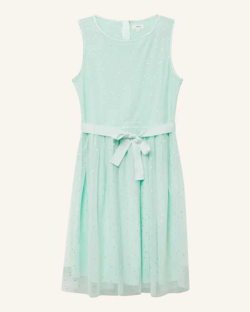 S.Oliver Kleid blau Türkis
