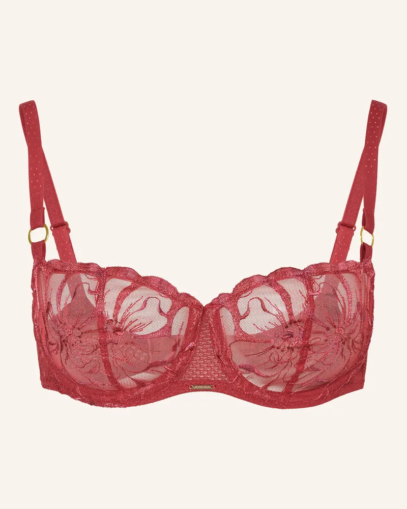 Chantelle Balconette-BH FLEURS Dunkelrot