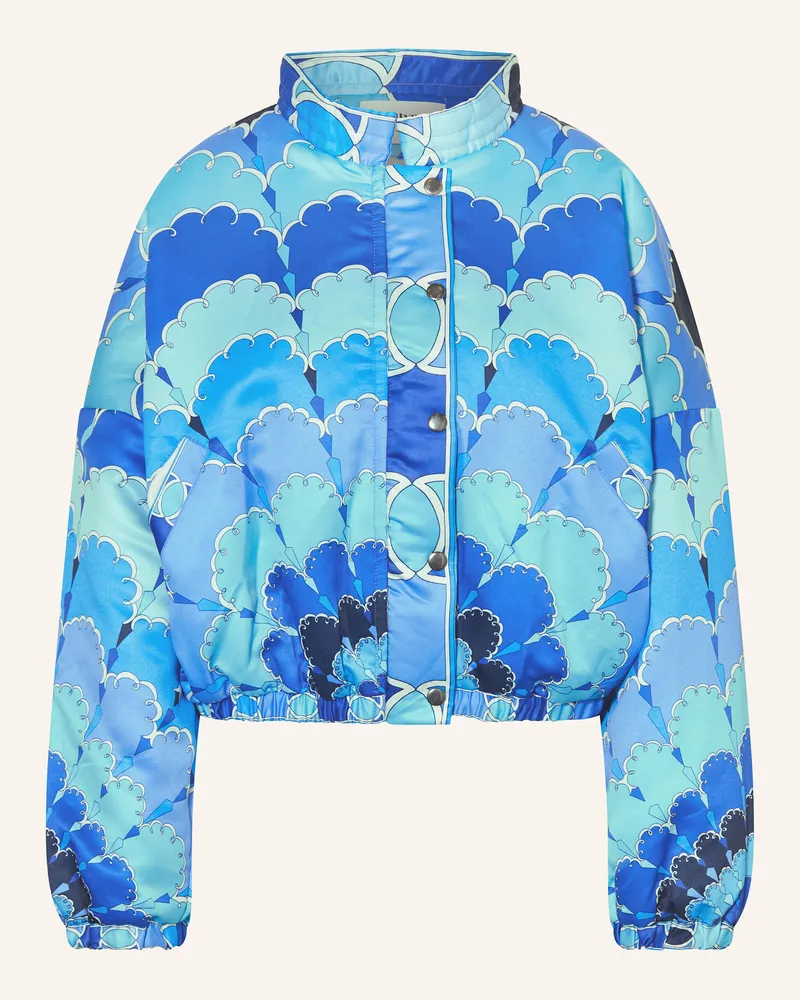 Lollys Laundry Satinblouson Türkis