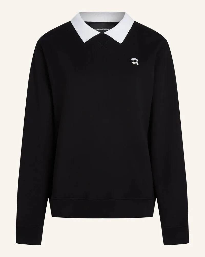 Karl Lagerfeld Sweatshirt schwarz Schwarz