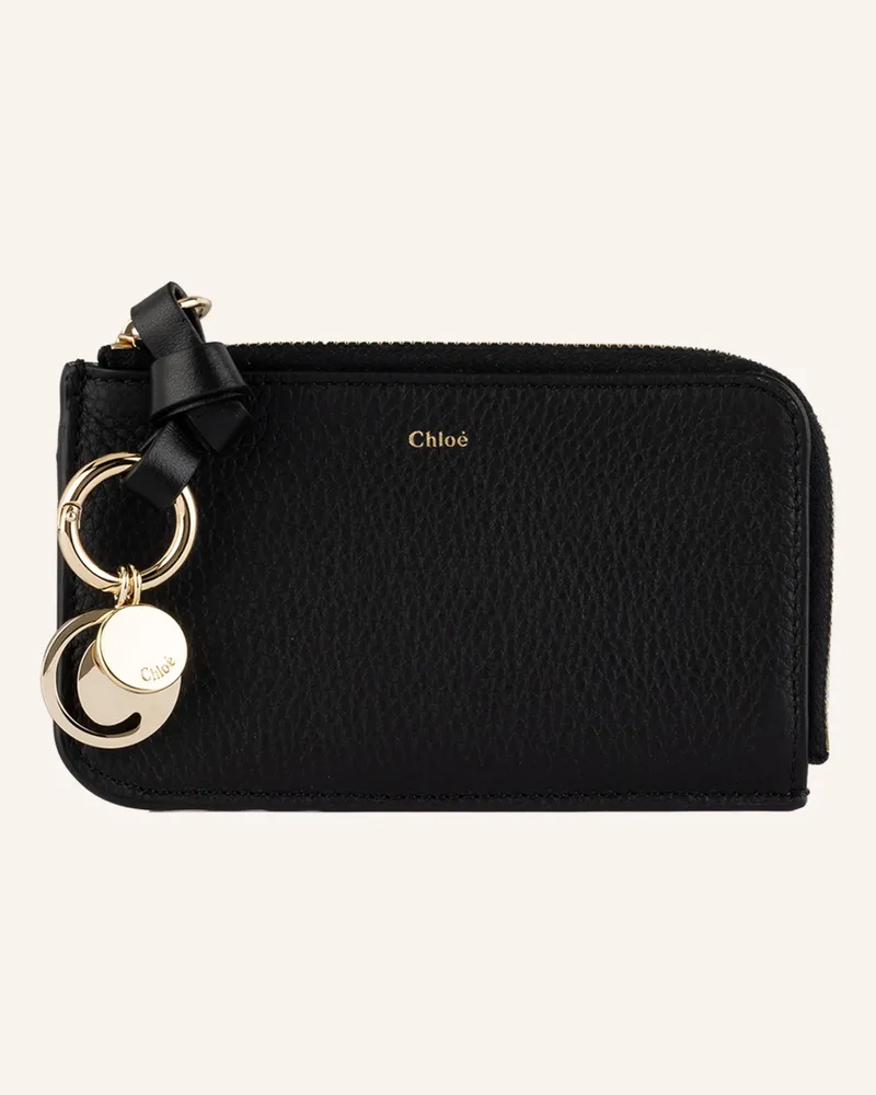 Chloé Kartenetui Alphabet schwarz Black