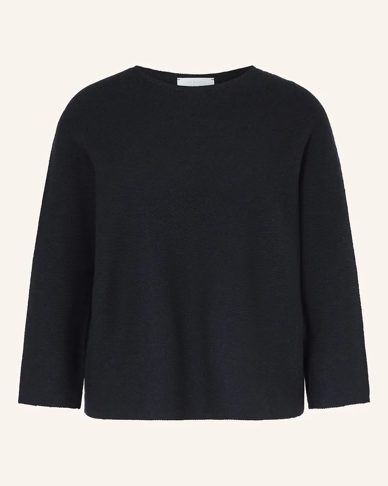 Rich&Royal Pullover mit 3/4-Arm Dunkelblau