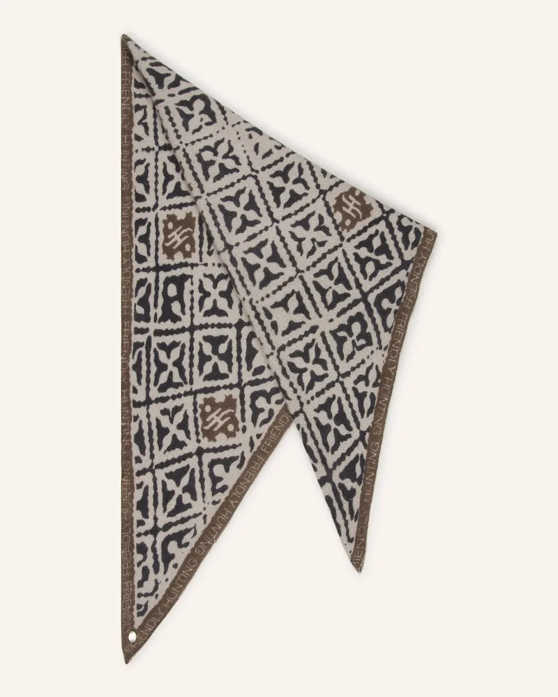 Friendly Hunting Dreieckstuch aus Cashmere Beige