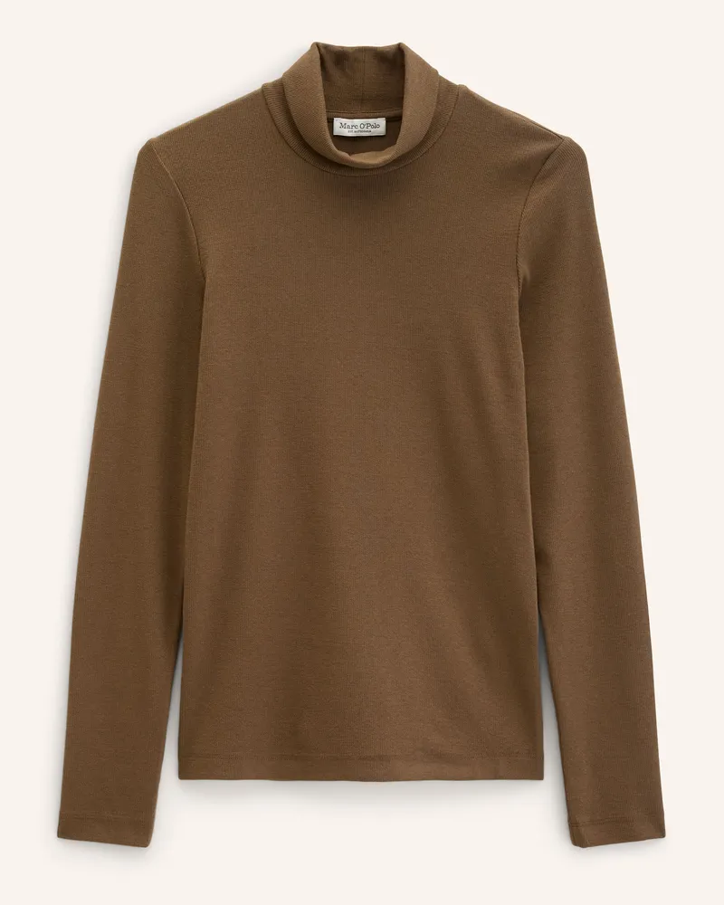 Marc O'Polo Longsleeve braun Dunkelbraun