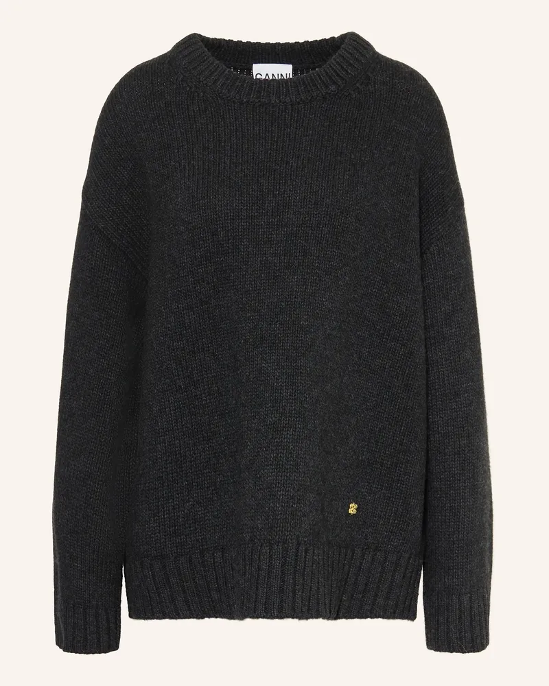 Ganni Pullover grau Dunkelgrau