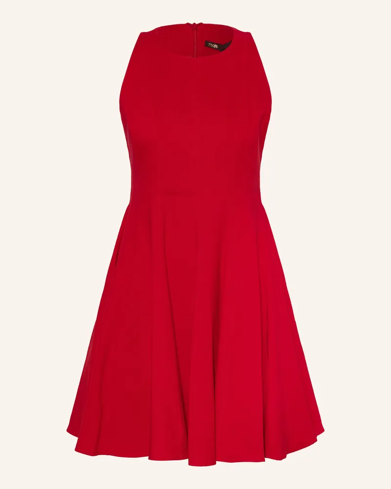 Maje Kleid mit Leinen Rot