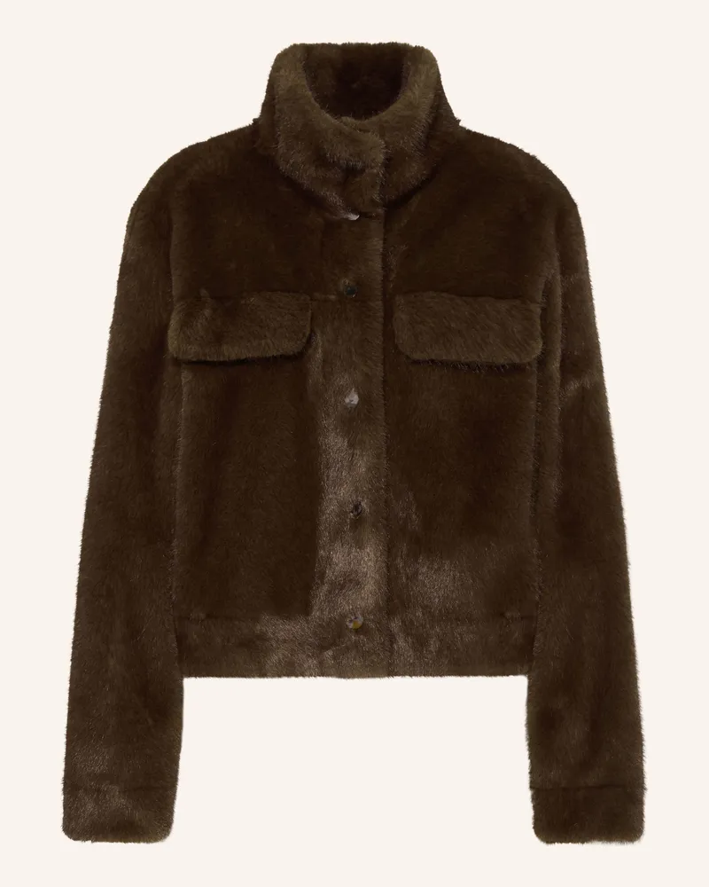 Luisa Cerano Kunstfell-Jacke braun Braun