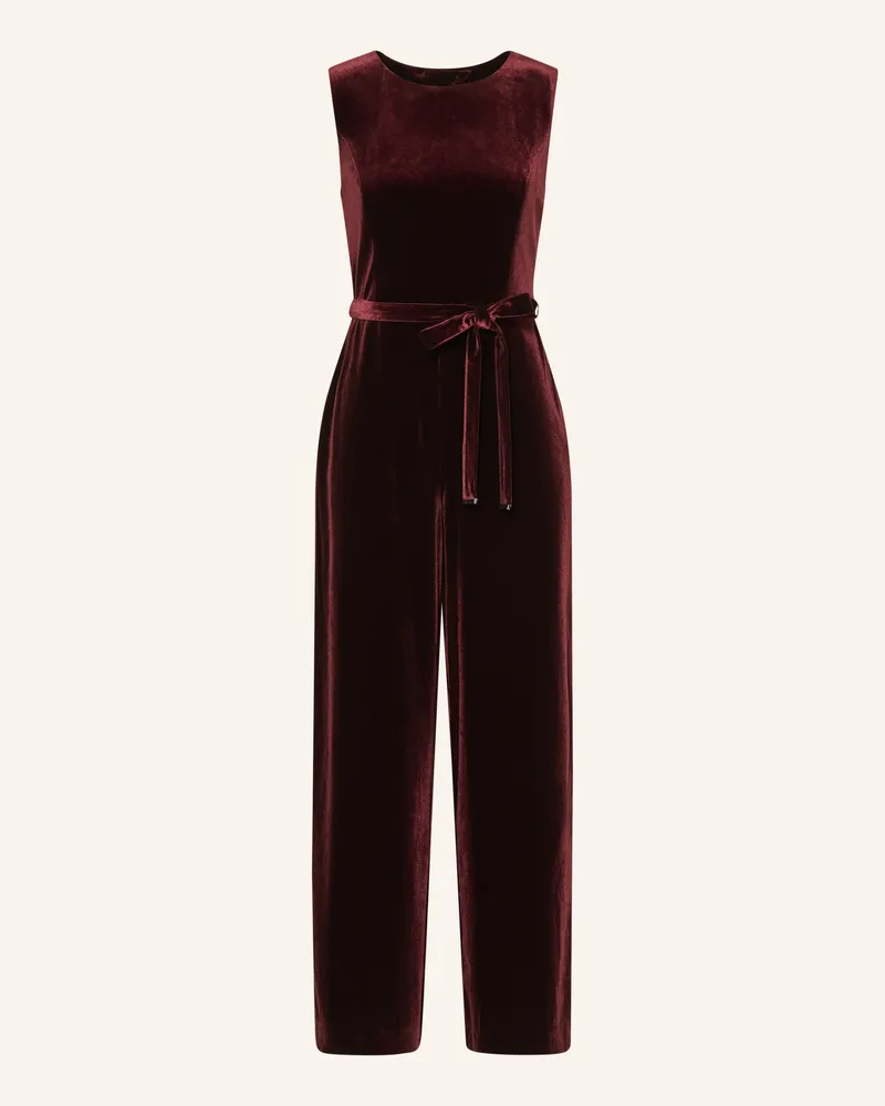 Phase Eight Jumpsuit MARTHA aus Samt Dunkelrot