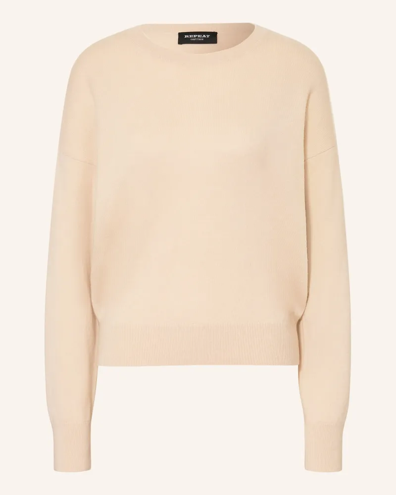 Repeat Cashmere-Pullover Beige