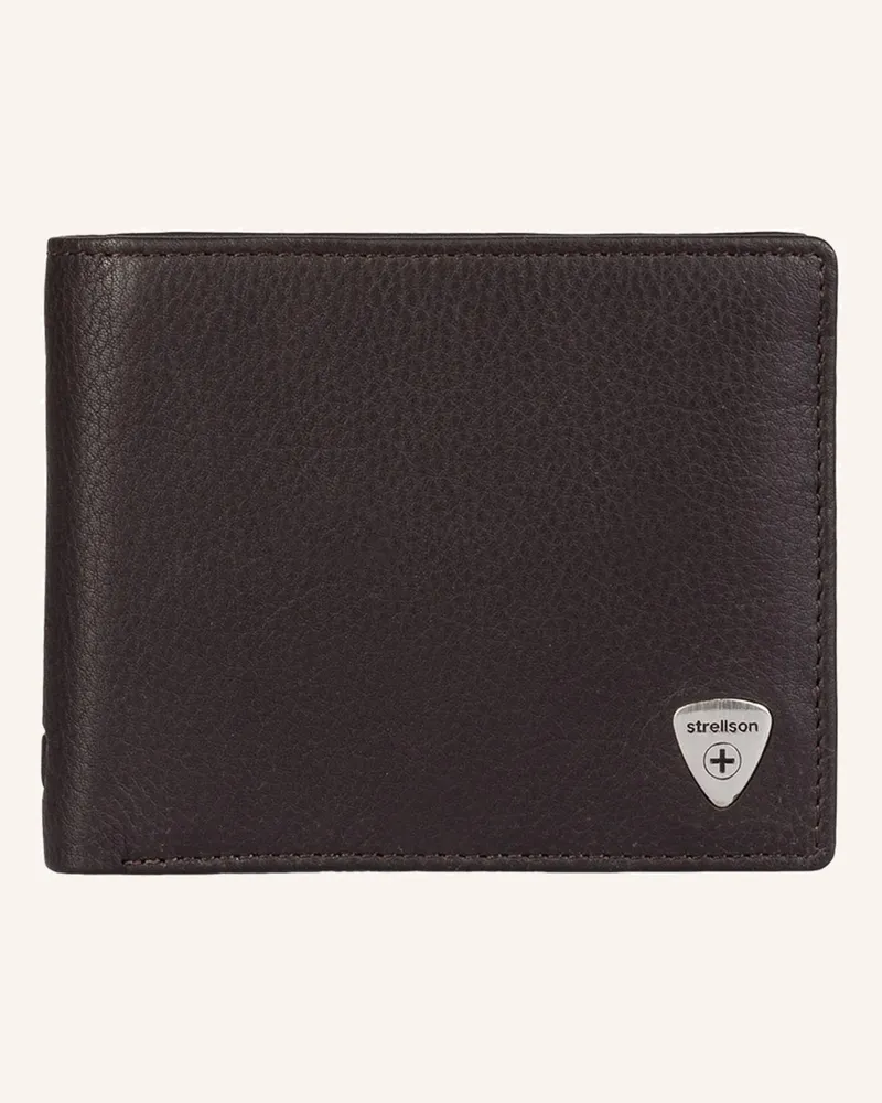 Strellson Geldbörse Harrison braun Braun