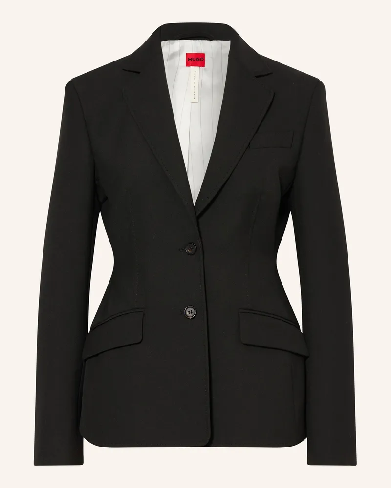 HUGO BOSS Blazer Anelora schwarz Schwarz