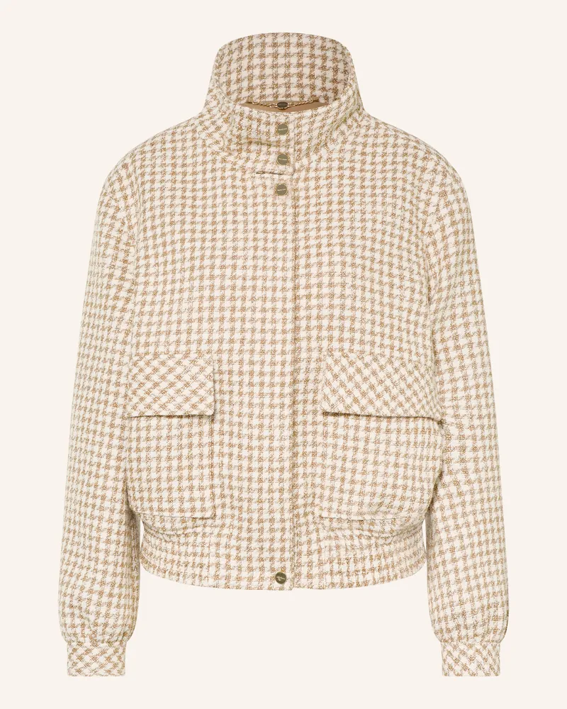 Marc Cain Tweed-Blouson Mit Glitzergarn braun 620