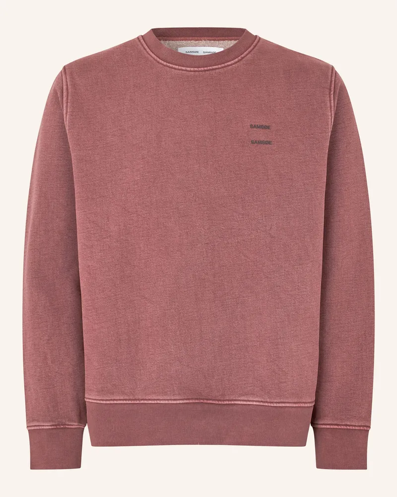 Samsøe & Samsøe Sweatshirt SAJOEL Dunkelrot