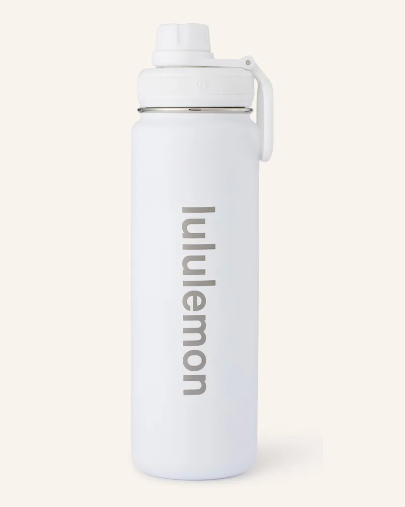 LULULEMON Isolierflasche Back To Life weiss Weiss