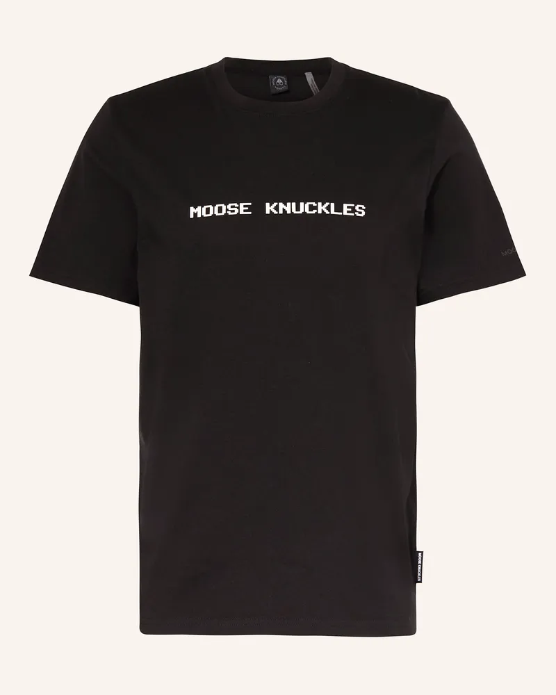 Moose Knuckles T-Shirt MILTON Schwarz