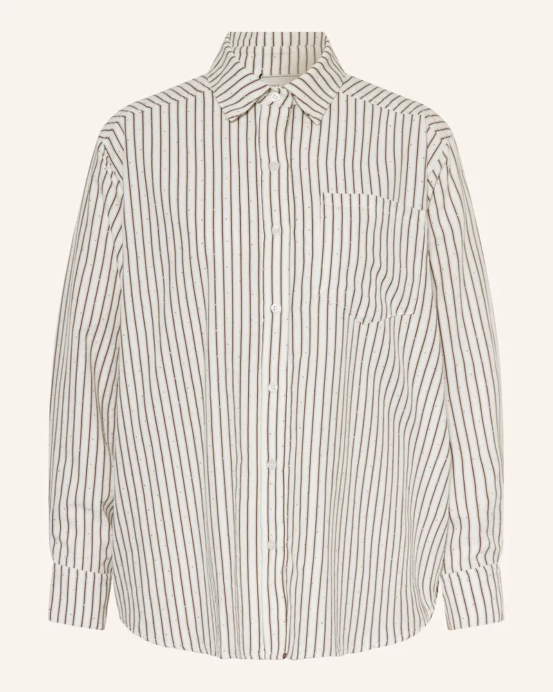 Neo Noir Hemdbluse Dalma Mit Schmucksteinen weiss Ecru