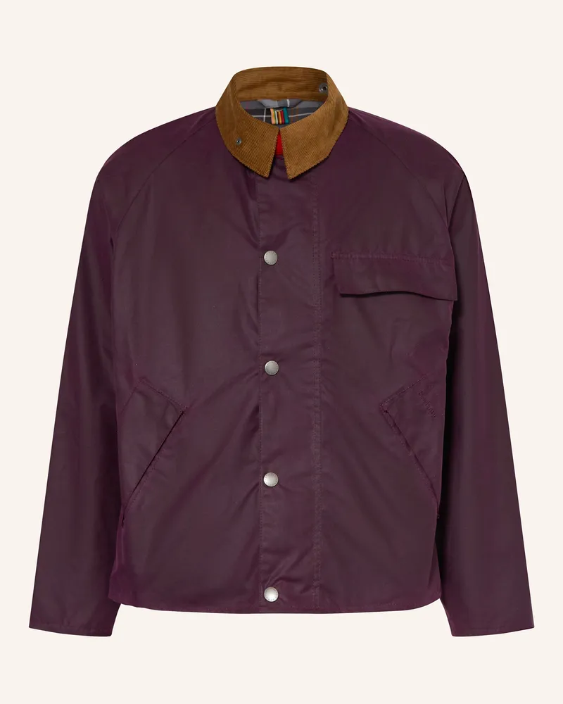 Barbour Fieldjacket Dunkellila