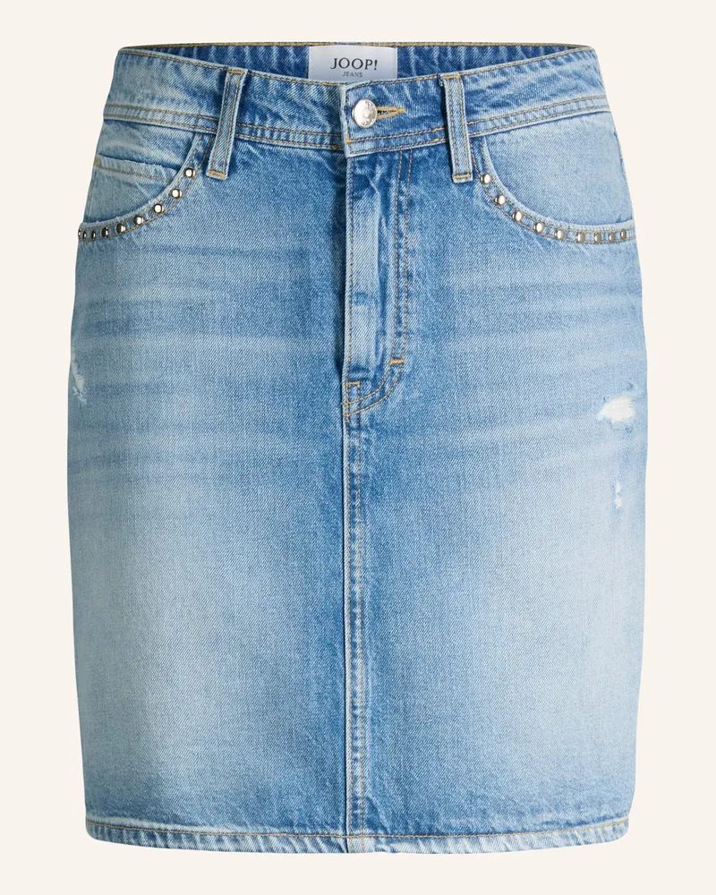 JOOP! Jeansrock ROSALIE mit Nieten Blau