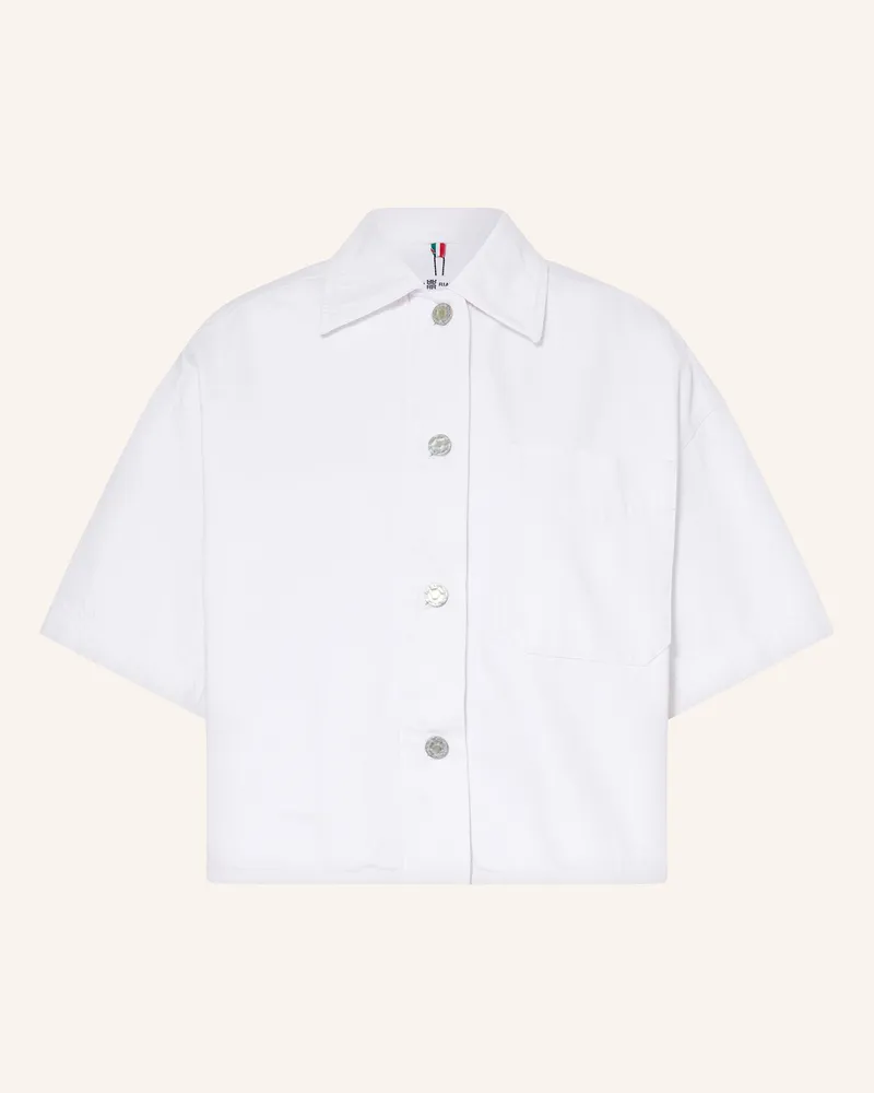 Riani Jeansbluse Weiss