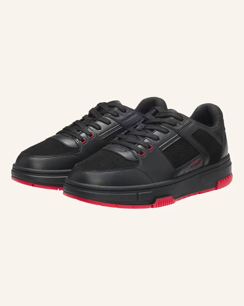 HUGO BOSS Sneaker YARROW_TENN_MXPU Schwarz