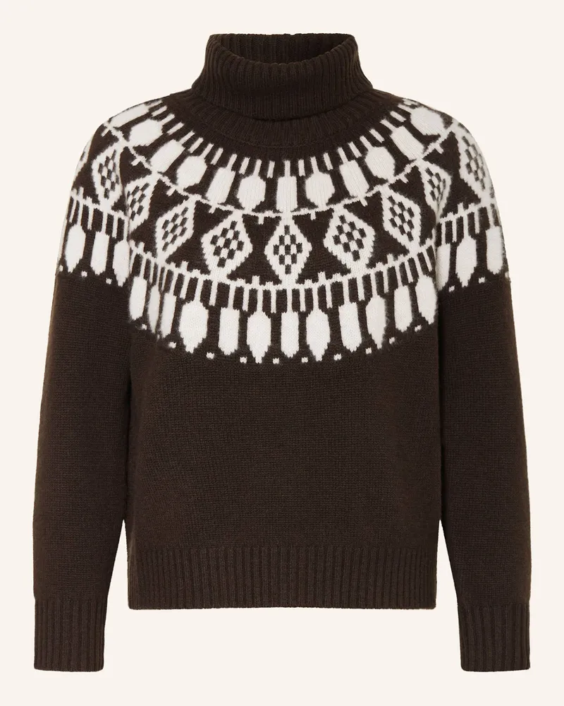 (THE MERCER) N.Y. Rollkragenpullover aus Cashmere Dunkelbraun