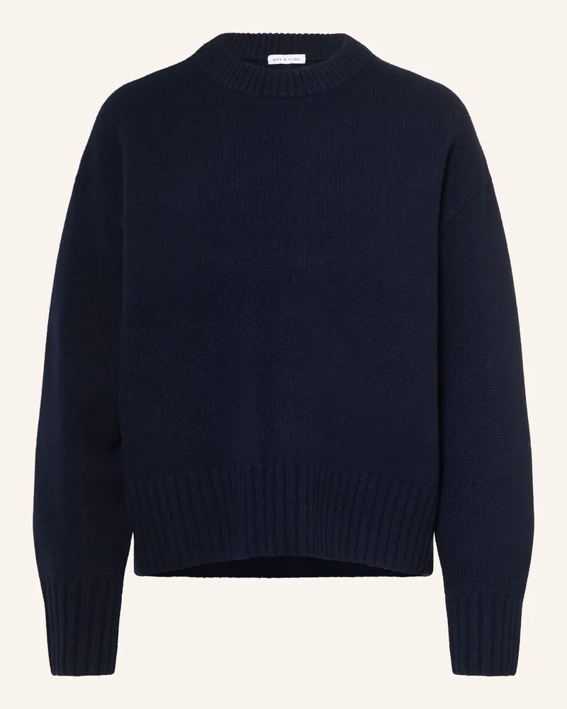 Mrs & HUGS Pullover blau Dunkelblau
