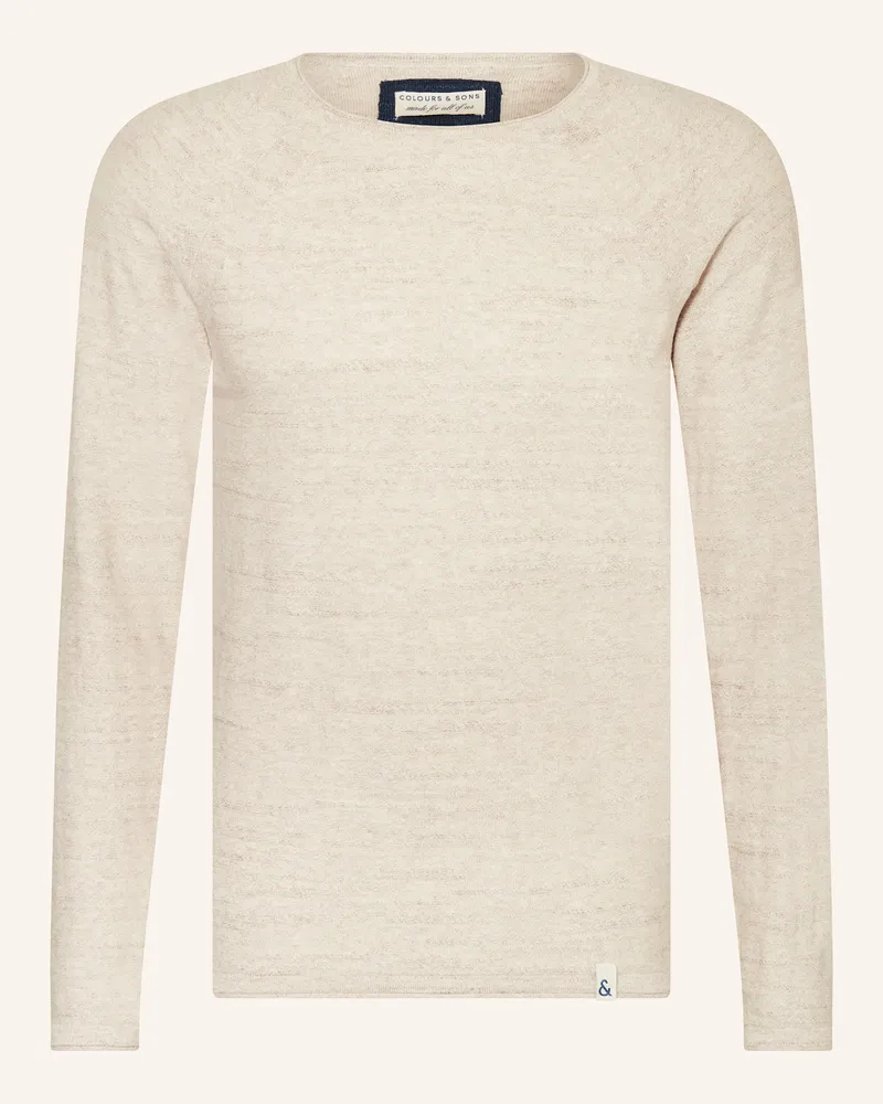 colours & sons Pullover Beige