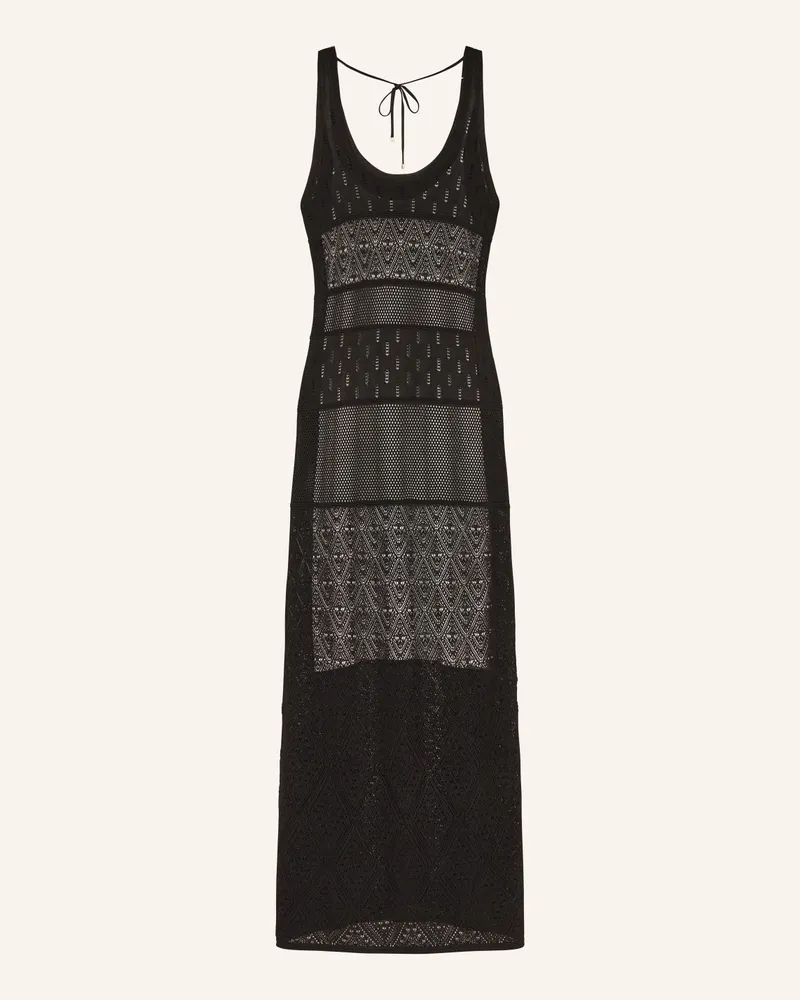 HUGO BOSS Mesh-Kleid FEKONG Schwarz