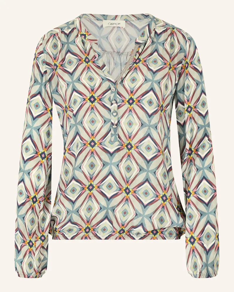 Cartoon Blusenshirt Petrol