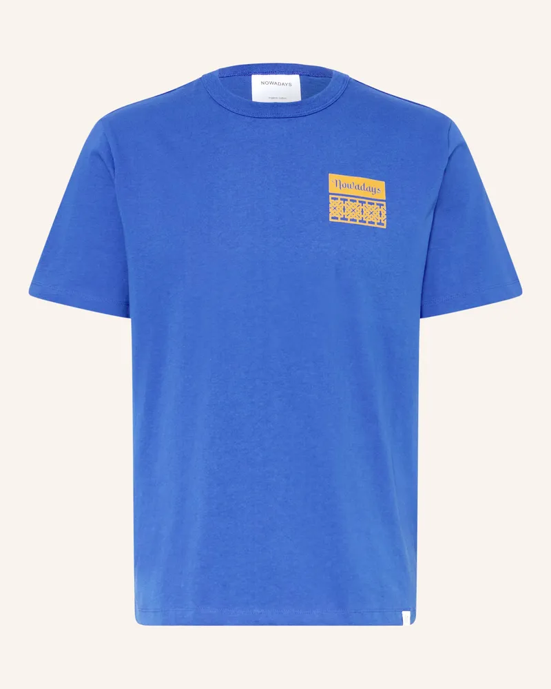Nowadays T-Shirt blau Blau