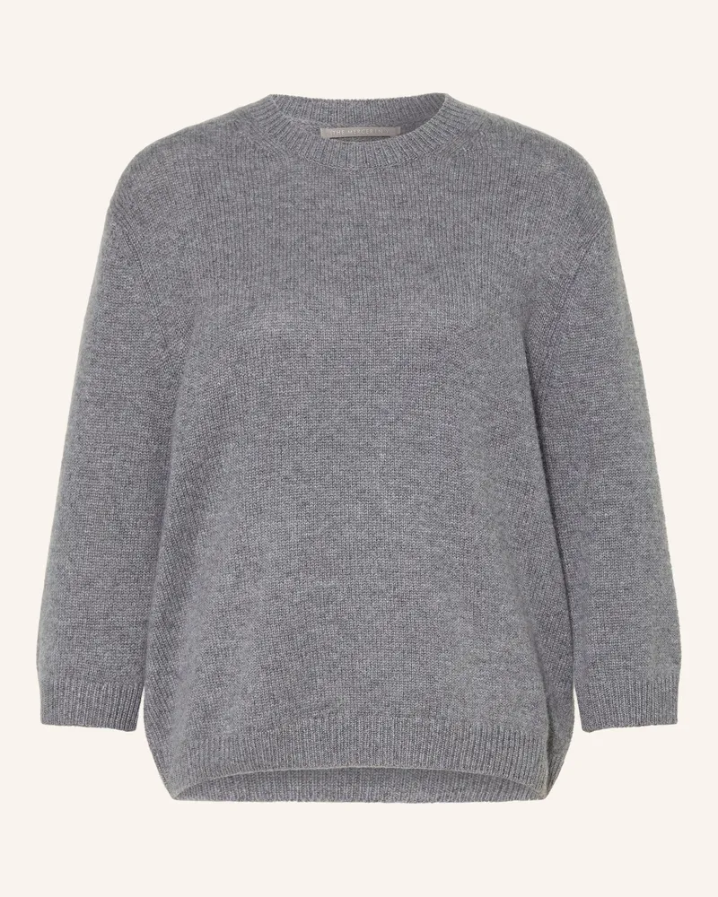 (THE MERCER) N.Y. Cashmere-Pullover Mit 3/4-Arm grau Hellgrau