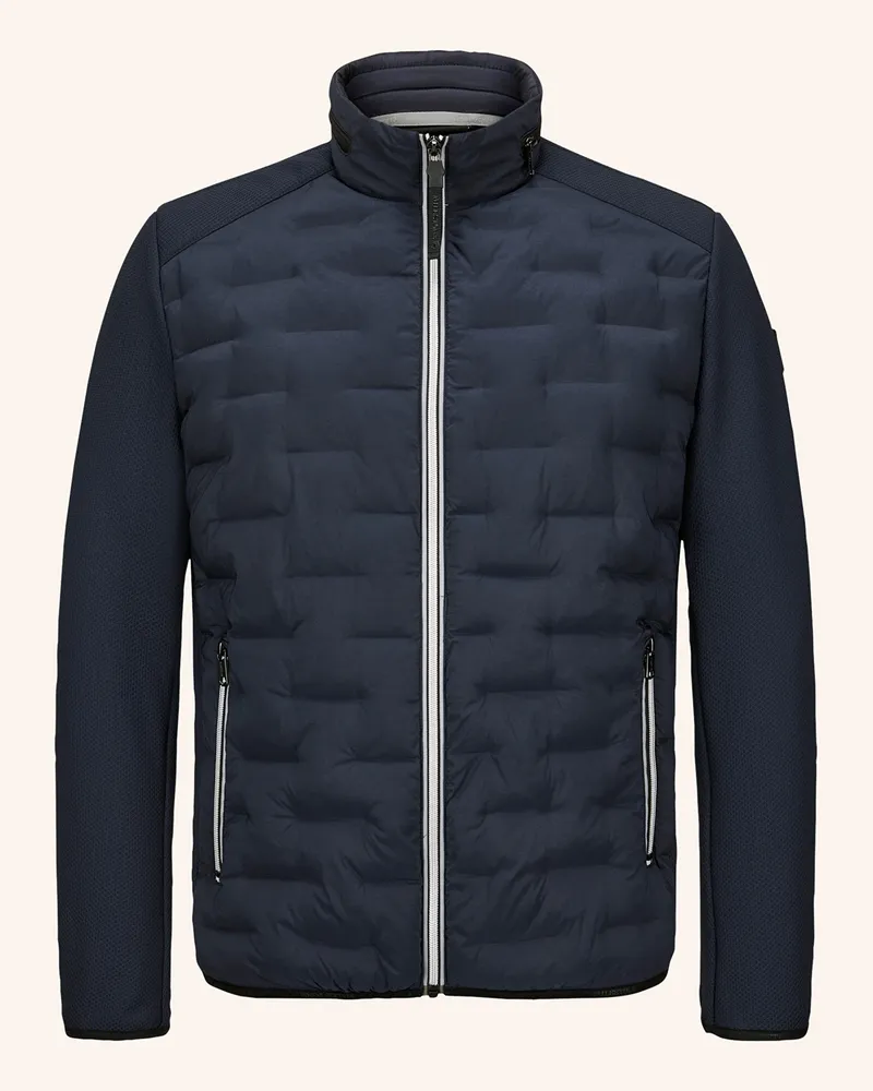 Milestone Steppjacke Msnerano Im Materialmix Mit Dupont™ Sorona®-Isolierung blau Dunkelblau