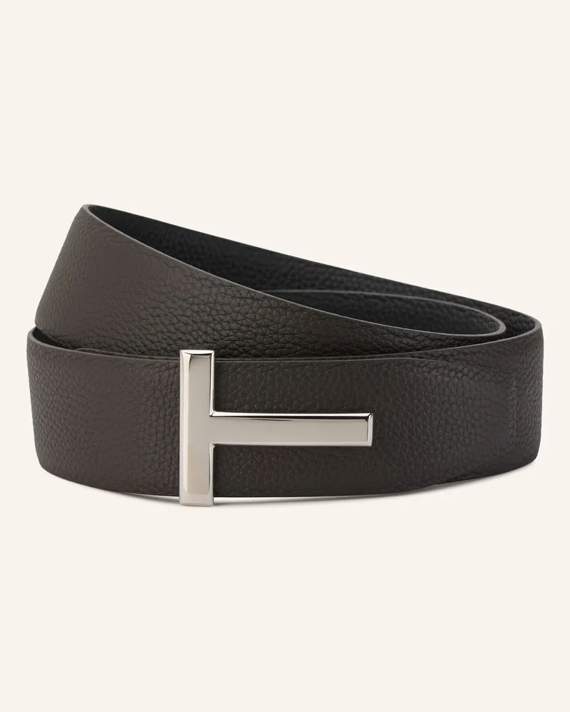 Tom Ford Ledergürtel braun Braun