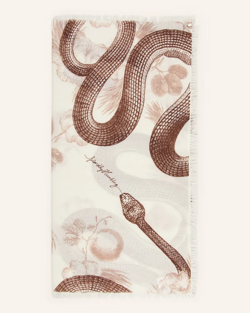 Friendly Hunting Cashmere-Tuch braun Creme