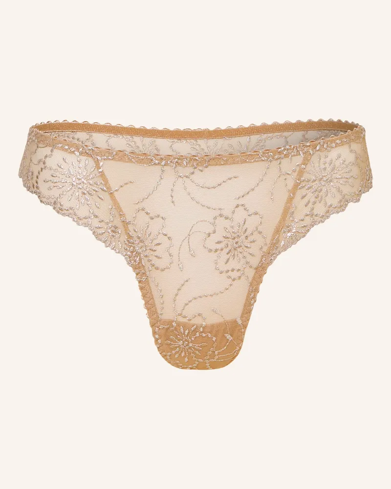Marie Jo String Jane Mit Schmuckperlen beige Beige