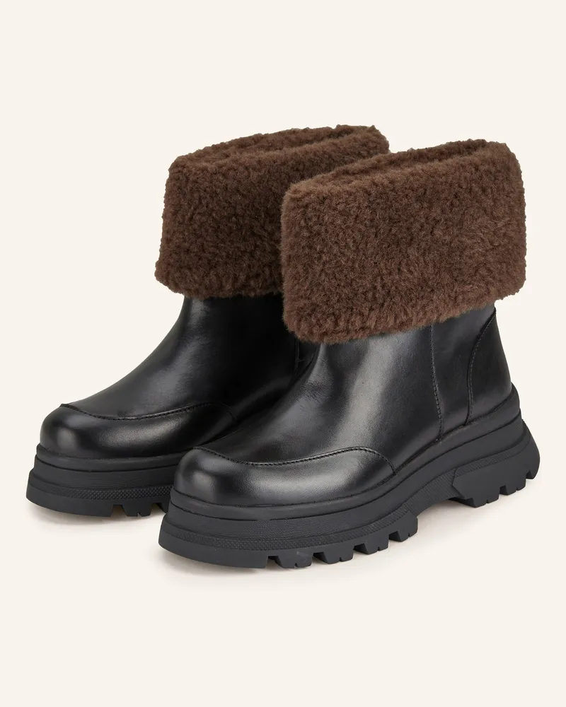 HUGO BOSS Boots FOSTER BOOTIE Schwarz