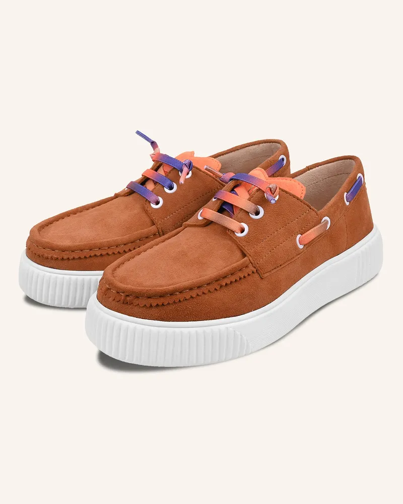 CRICKIT Halbschuh Tina braun Cognac