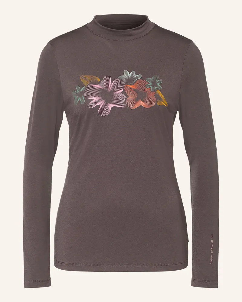 me°ru' Longsleeve Lidköping braun Dunkelbraun