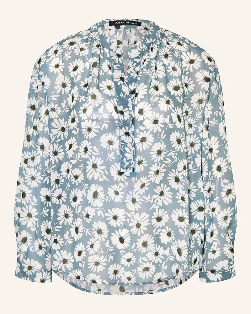 Luisa Cerano Bluse Blaugrau
