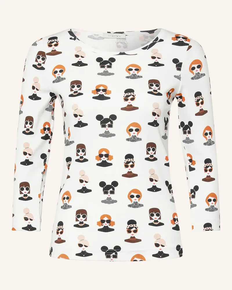 lilienfels Shirt Mit 3/4-Arm weiss Weiss