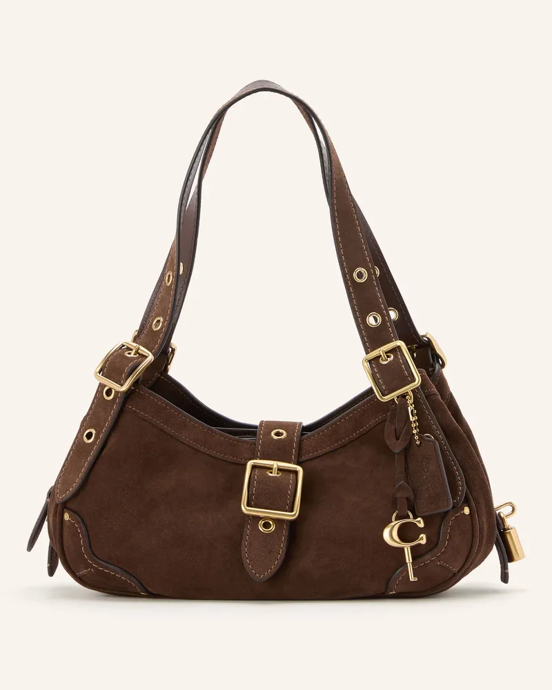 Coach Schultertasche Drifter 31 braun Dunkelbraun
