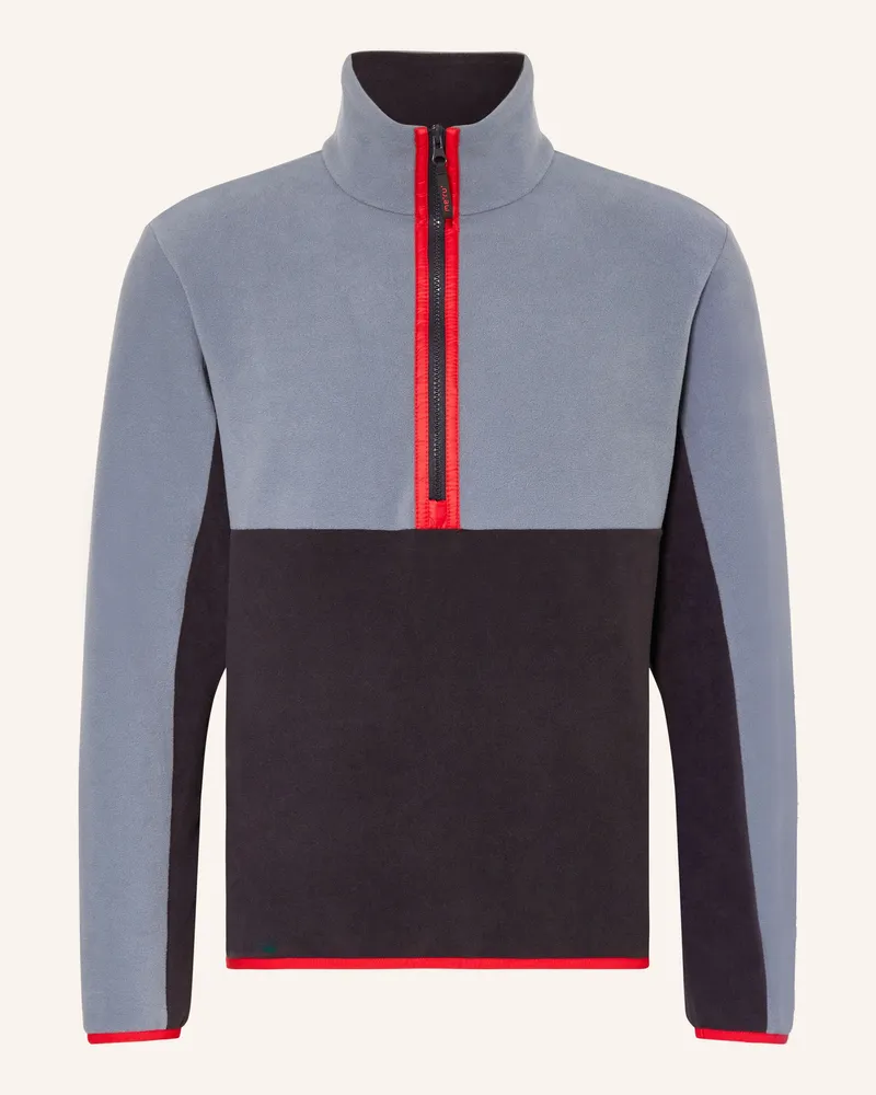 me°ru' Fleece-Troyer MANSFIELD Blaugrau