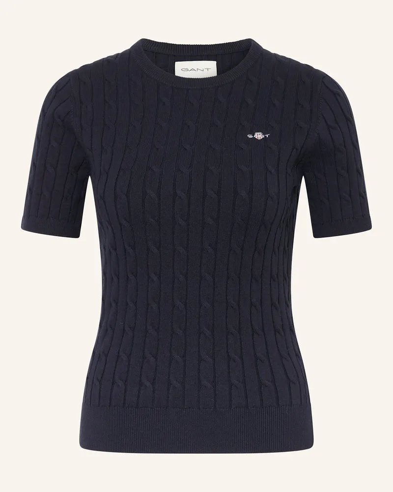 Gant Strickshirt blau Dunkelblau