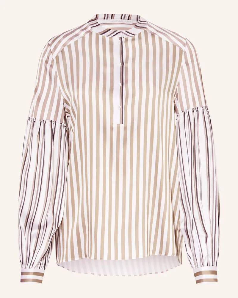 Herzen's Angelegenheit Blusenshirt aus Seide Taupe