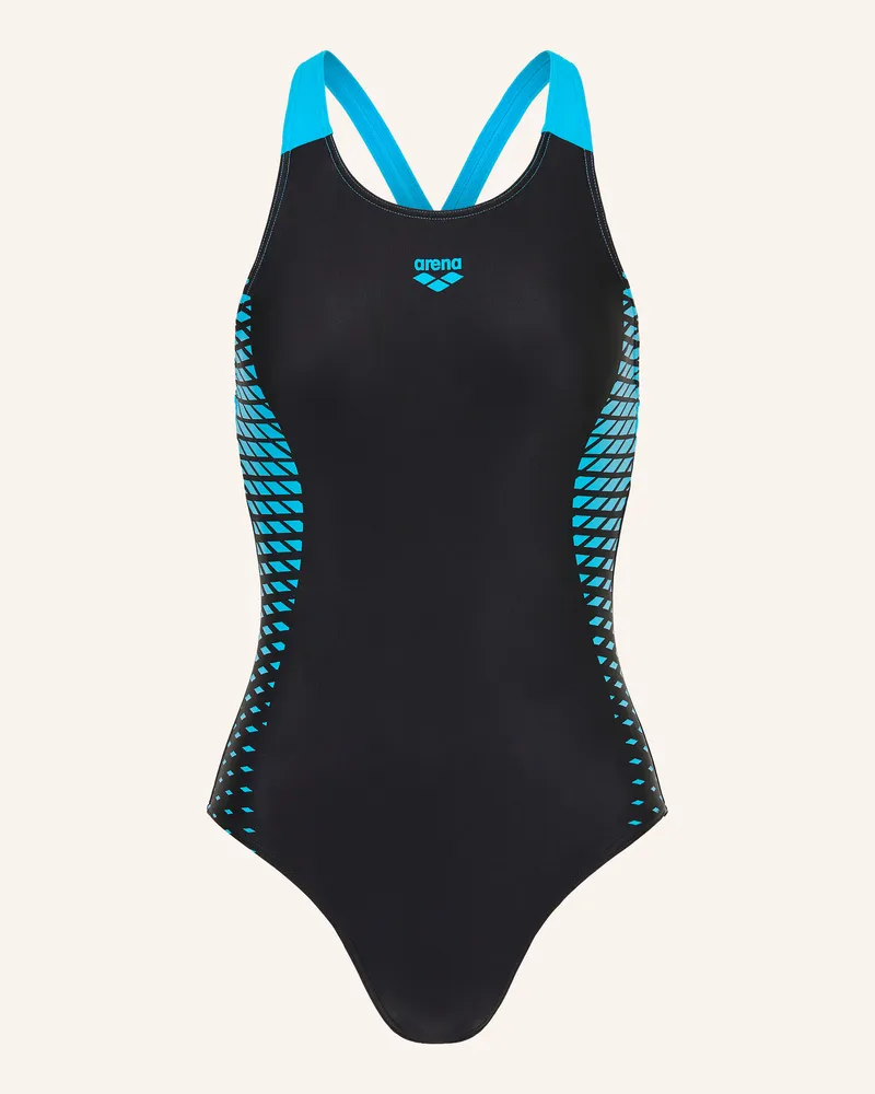 Arena Badeanzug Openings Mit Uv-Schutz 50+ schwarz Schwarz