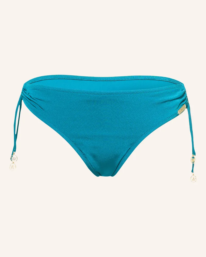 watercult Basic-Bikini-Hose Soft Sculpt blau Petrol