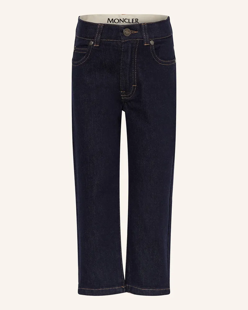Moncler Jeans Straight Fit blau Dunkelblau