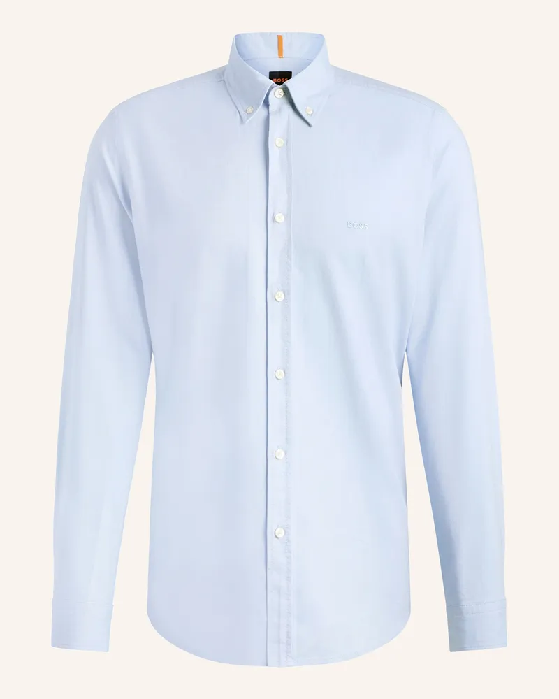 HUGO BOSS Hemd RICKERT_M Regular Fit Hellblau